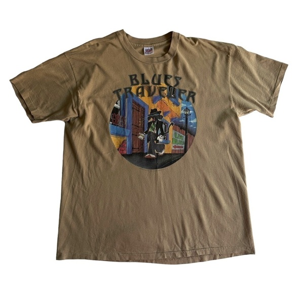 Vintage 1996 Blues Traveler Single Stitch T-Shirt 2X